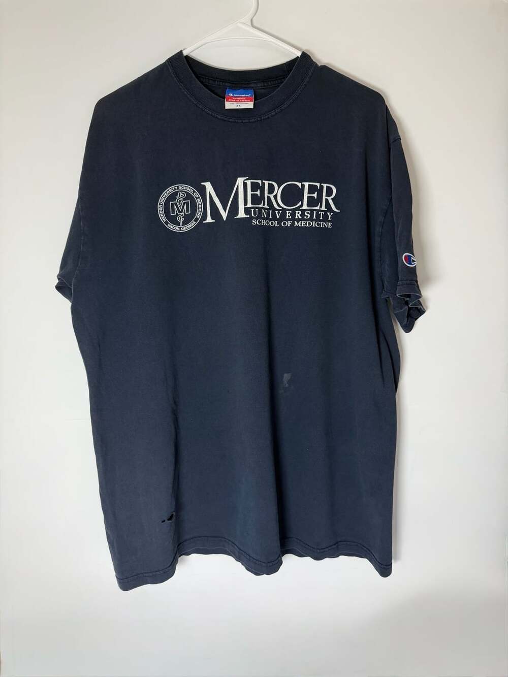 Vintage Y2K Champion Mercer University School of Medicine T-Shirt XL